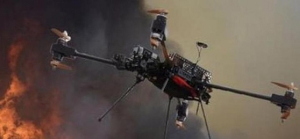 I droni in azione per vigilare sui roghi e scovare i piromani